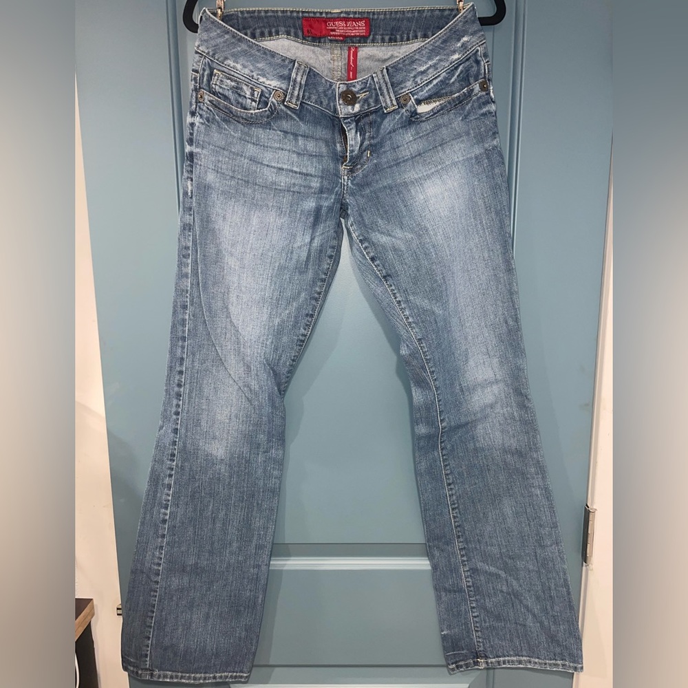 Guess low rise flare jeans